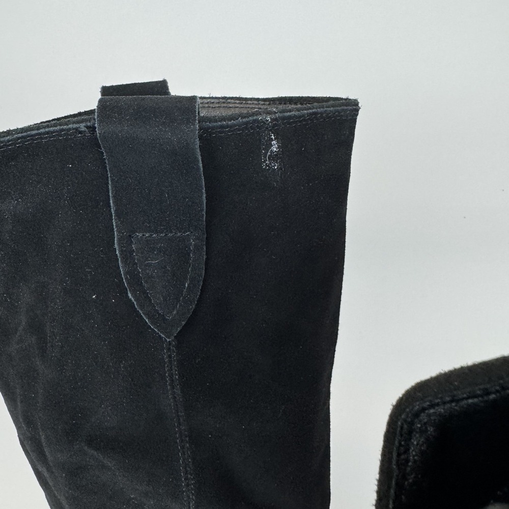 New‎ NWOB Womens Blondo Wylde Black Suede Tall Heeled Waterproof Boots Size 8 M - Picture 8 of 10